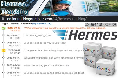 tracking number hermes|my hermes tracking number format.